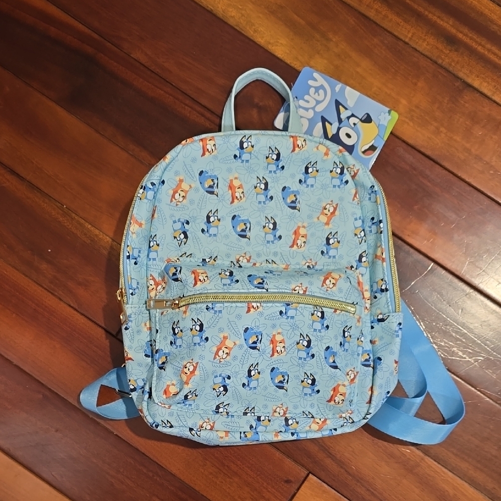 NWTs Bluey and Bingo Tropical Mini Backpack